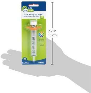 EZY DOSE Kids Baby Oral Syringe & Dispenser, True Easy Design for Liquid Medicine 10 mL/2