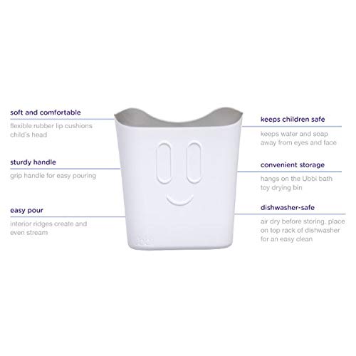 Ubbi Bath Rinse Cup for Babies & Toddlers, Baby Hair Rinse Cup