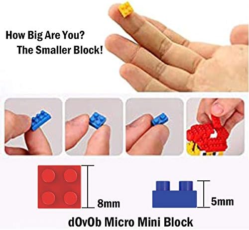 dOvOb Micro Mini Blocks Taj Mahal Building and Architecture Model Set,(4000Pieces) Toys Gifts for Kid and Adult
