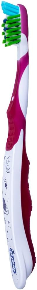 Oral-B Pro-Health Junior CrossAction Galaxy Toothbrush, Ages 6+, Soft - Pack of 3