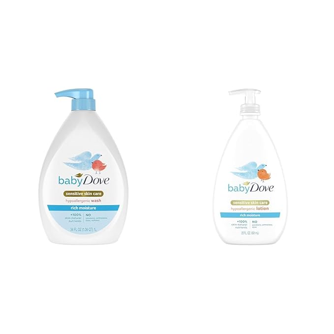 Baby Dove Sensitive Skin Care Baby Wash Rich Moisture For