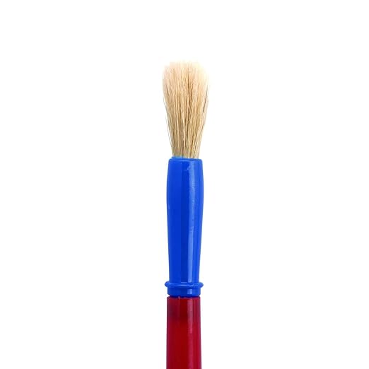 Colorations® Best Value Plastic Handle Brushes - Set of 24 - Crafts for Kids, Painting for Kids, Bulk Paintbrushes, Paintbrush Value Pack, Brush Set