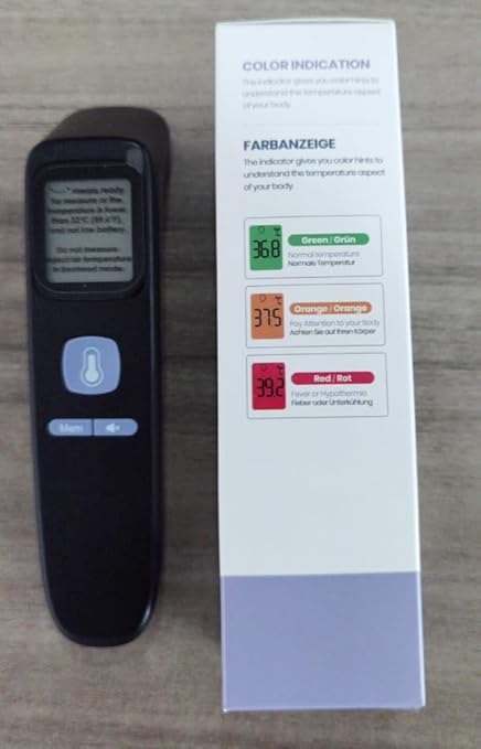 Digital Thermometer for Adults and Kids, Fast Accurate Thermometer with Fever Alarm 1S Reading
