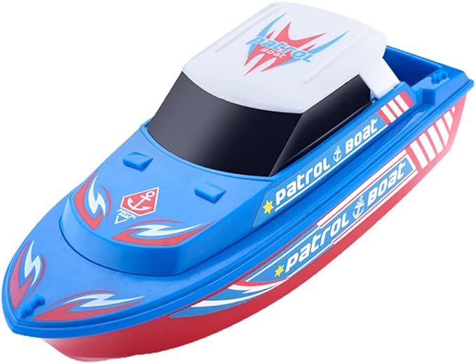 Speed Boat Water Toy, Electric Patrol Boat Coast Guard Vessel 3)