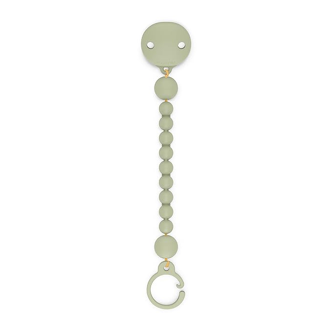 Suavinex Color Essence Silicone Baby Pacifier Clip, Single Piece 100% Soft Silicone Chain