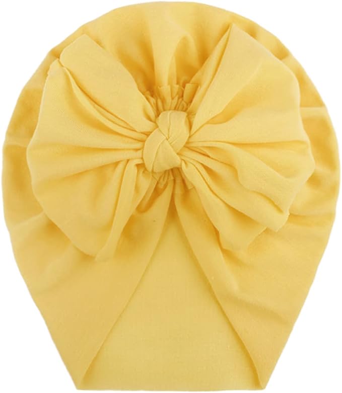 XYX Baby Girl Toddlers Breathable Cotton Hat Newborn Knotted Hat