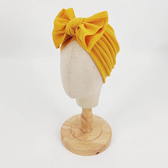 XYX Baby Girl Toddlers Breathable Cotton Hat Newborn Knotted Hat