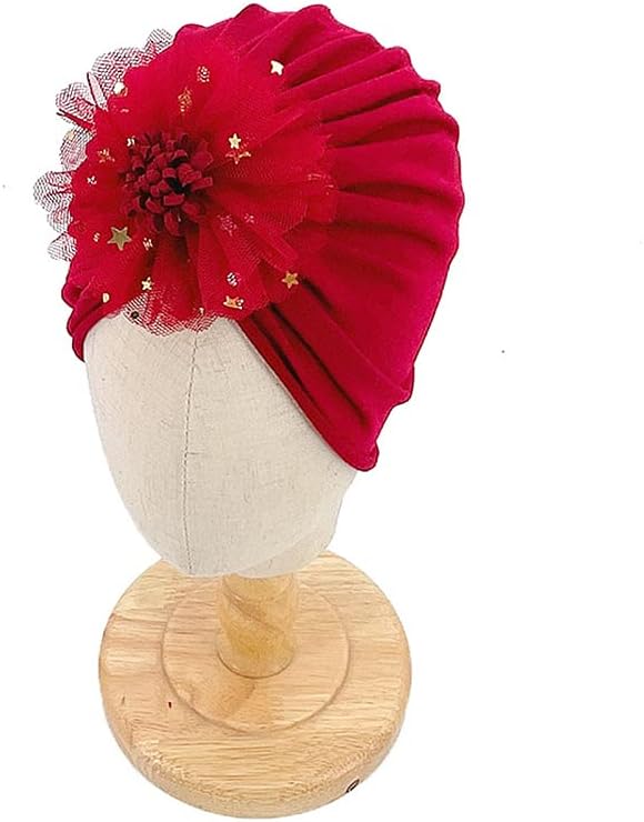 XYX Baby Girl Toddlers Breathable Cotton Hat Newborn Knotted Hat