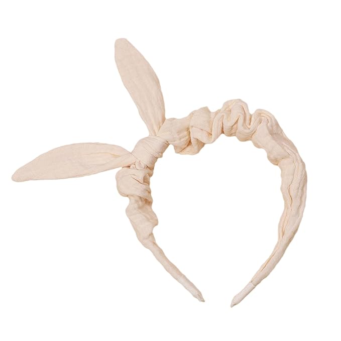 Bunny Ears Headband - 1Pcs Rabbit Ear Hairbands Beige Spa