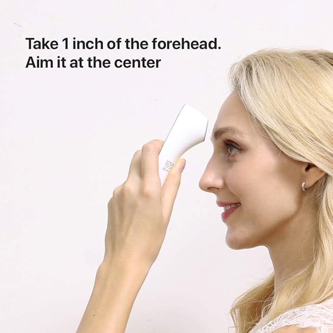 iHealth No-Touch Forehead Thermometer, Infrared Digital Thermometer for Adults and Kids 3 Ultra-Sensitive