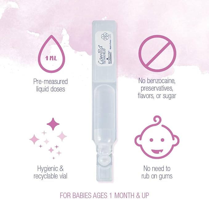 Boiron Camilia Teething Drops for Daytime and Nighttime Relief of 40 Liquid 8 separate 5