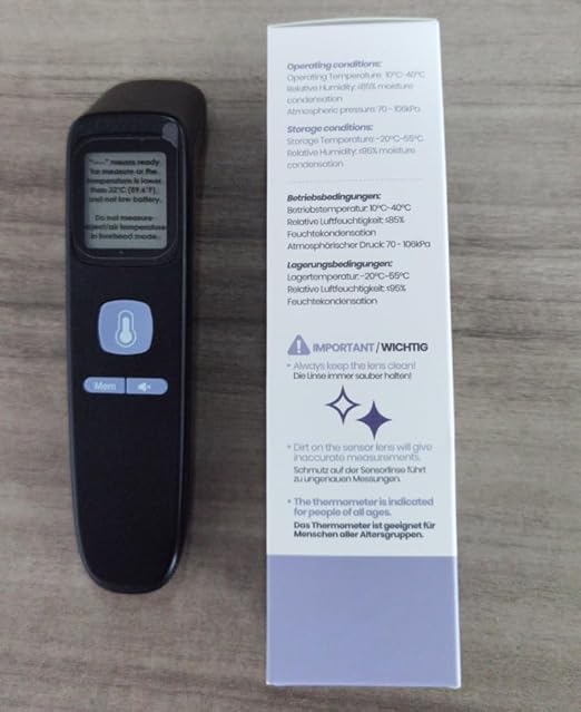 Digital Thermometer for Adults and Kids, Fast Accurate Thermometer with Fever Alarm 1S Reading