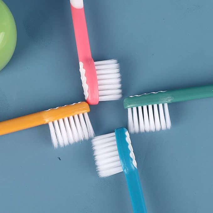 8 Packs Kids Toothbrush, Extra Soft Lovely Little Deer Toddler Toothbrush for Kids 2-8 Years (Pink&Orange&Blue&Green)