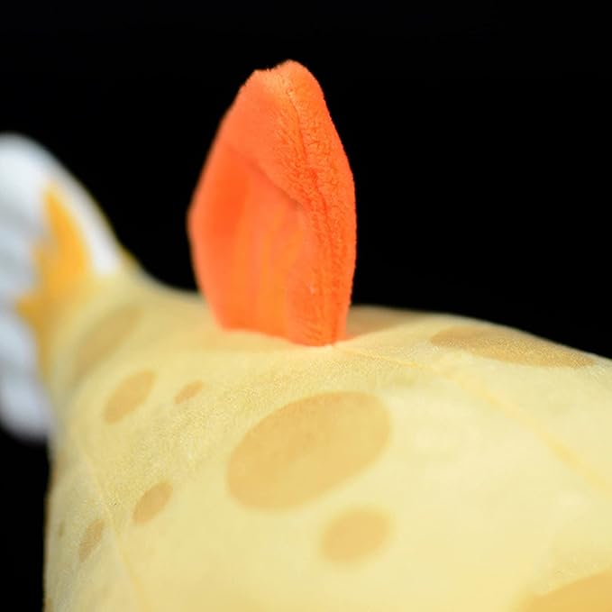 ZHONGXIN MADE Simulation Pufferfish Plush Toy - Real Life Yellow Blowfish Plush Toy Lifelike, Sea Animals Puffers Stuffed Toys Soft Aquarium Fish Dolls, Gifts for Kids, 9 Inches (Yellow)
