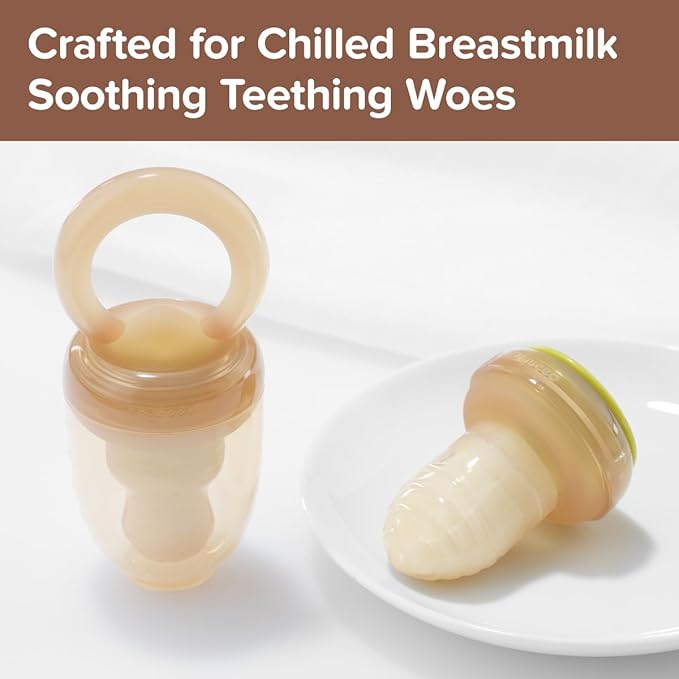 Baby Breastmilk Freezer Tray Breast Milk Popsicle Molds Cooling Fruit 4-36 Months 1 Set