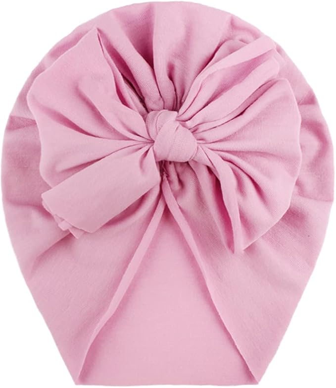 XYX Baby Girl Toddlers Breathable Cotton Hat Newborn Knotted Hat