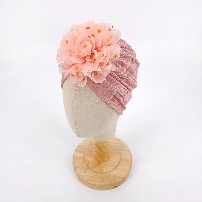 XYX Baby Girl Toddlers Breathable Cotton Hat Newborn Knotted Hat