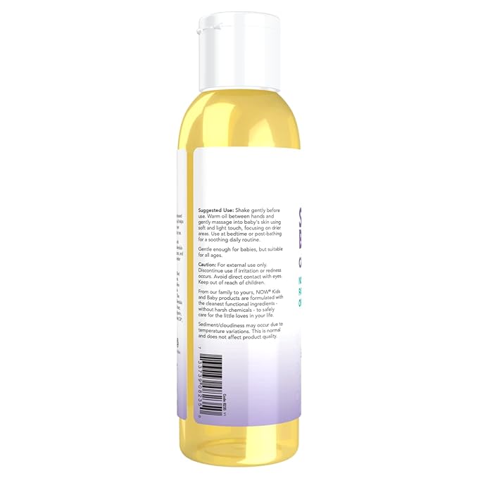 NOW Foods Baby, Soothing Baby Oil 4-Ounce