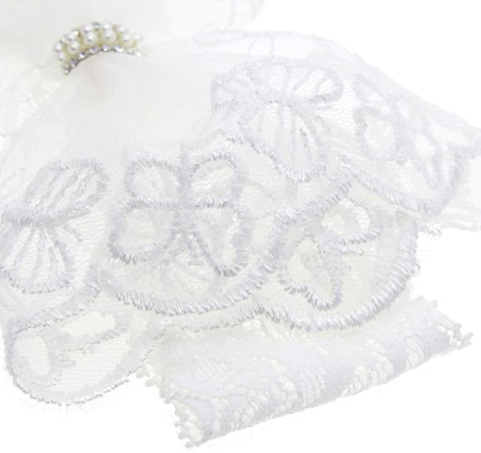 Lace Bow Headband Turban for Baby Girls Lace Beanie Cap JBC18