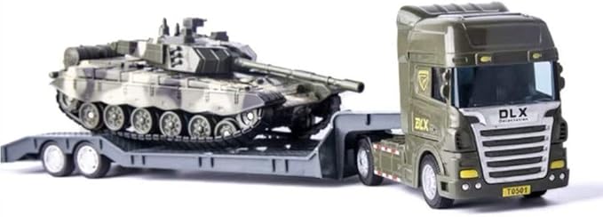 ZUKULIFE Military Vehicles and Army Battle Site toys Flatbed Truck 3 4 5 6