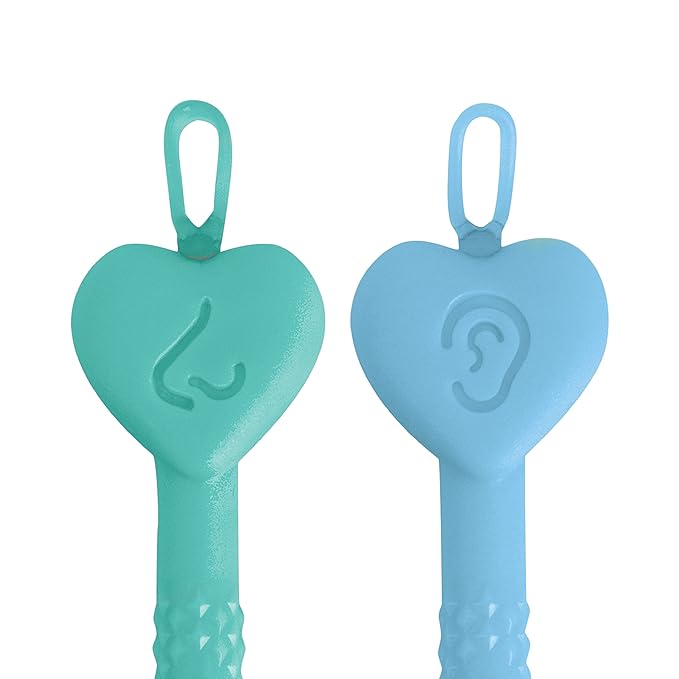 Dr. Talbot?s Baby Safe Nose and Ear Cleaner Set with Hygienic Travel Case, Gentle Dual-Ended Easy Mucus and Wax Remover Tool 2 Pack,
