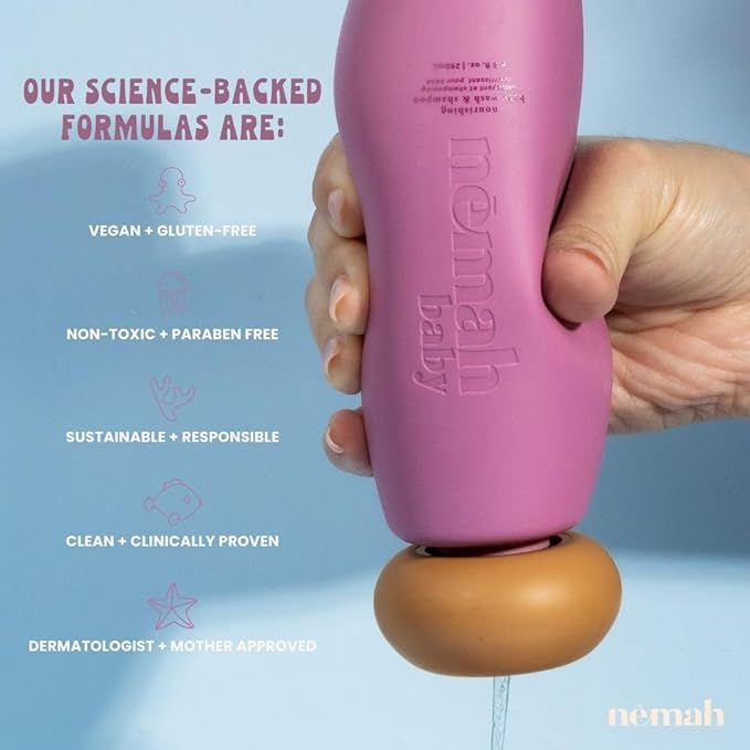 Nemah - 2-in-1 Baby Soap and Shampoo 9.8 Fl