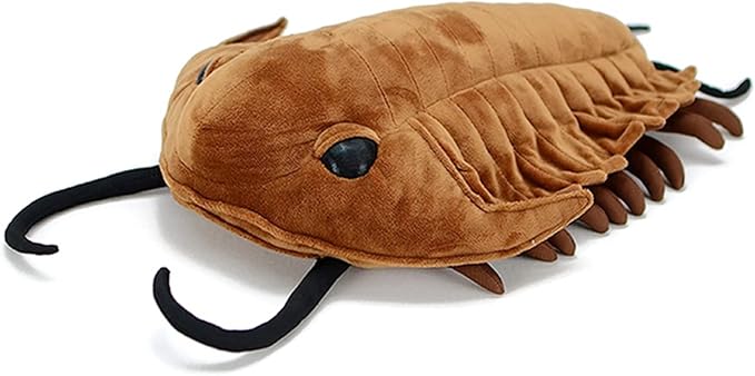 ZHONGXIN MADE Giant Trilobite Plush - Lifelike 16inch Trilobite Stuffed Animal, Simulation Trilobite Arthropod Insect Plushie, Soft Crustaceans Animals Toys Model Dolls Gifts for Kids
