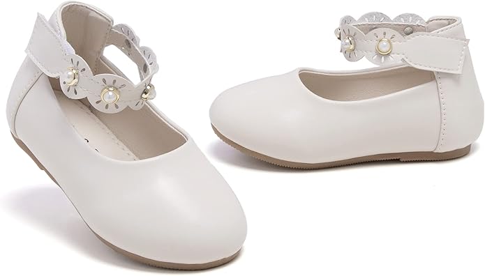 Felix & Flora Girls Toddler Little Ballet Shoes - Flower