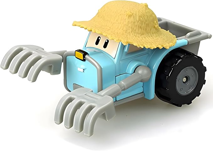 Robocar Poli, TRACKY DIE-CAST Metal Toy Cars 1-5 Boys