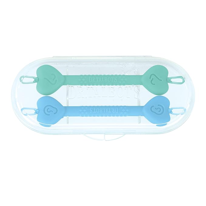 Dr. Talbot?s Baby Safe Nose and Ear Cleaner Set with Hygienic Travel Case, Gentle Dual-Ended Easy Mucus and Wax Remover Tool 2 Pack,