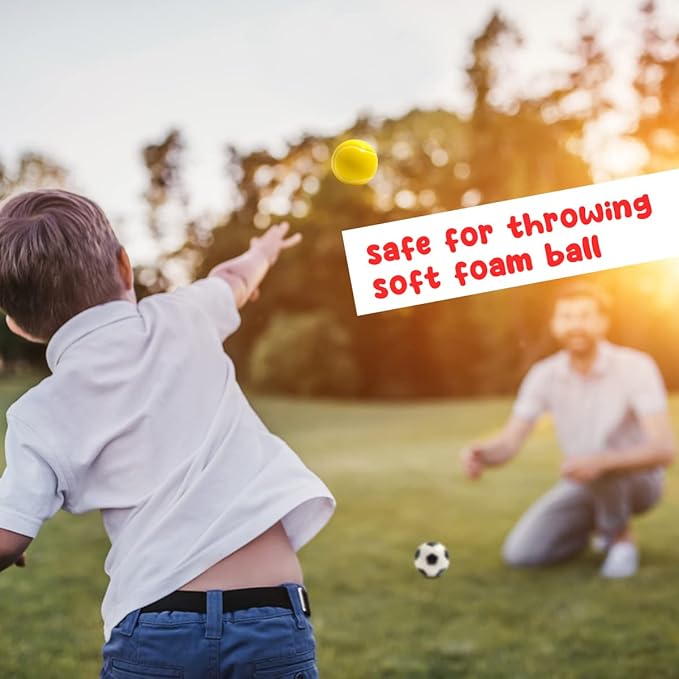 Yonge & Finch Outdoor Toys for Toddlers 1-3, Balls for Toddlers 1-3, Bouncy Balls for Kids, 2 Year Old Toys, Stress Balls Bulk, Soft Play Equipment, Gifts for 2 Year Old Boys