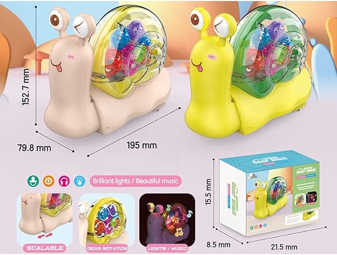 Nenekal Transparent Gear Snail (Ivory)