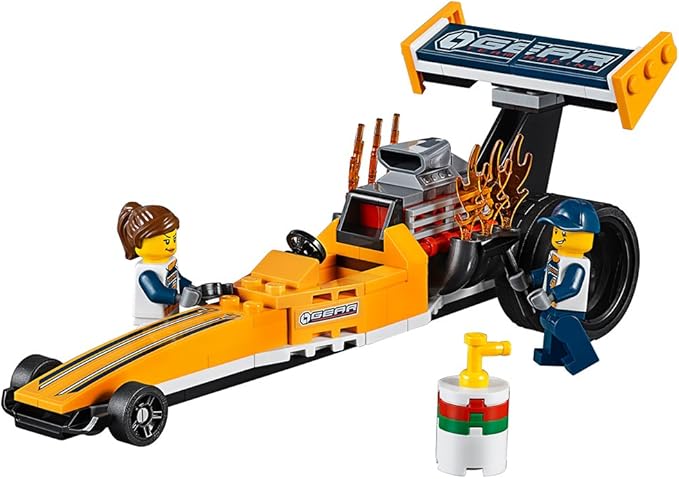 LEGO City Great Vehicles Dragster Transporter 60151