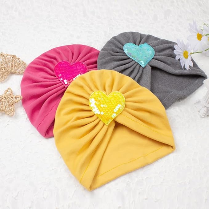 XYX Baby Girl Toddlers Breathable Cotton Hat Newborn Knotted Hat