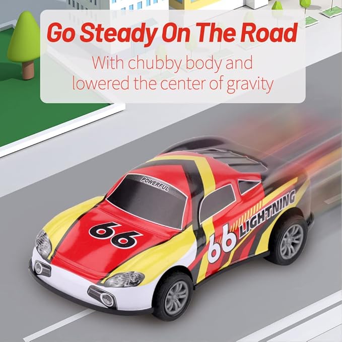 H 4.2 inch Pull Back Cars Toys Set, Friction Power Alloy Casting car Mini Race car 3 4 5 6 6 Piece