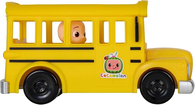 CoComelon Musical Yellow School Bus With JJ figure
