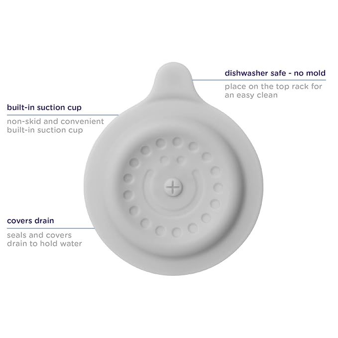 Ubbi Bath Drain Cover, Spout Guard & Bath Mat Bundle