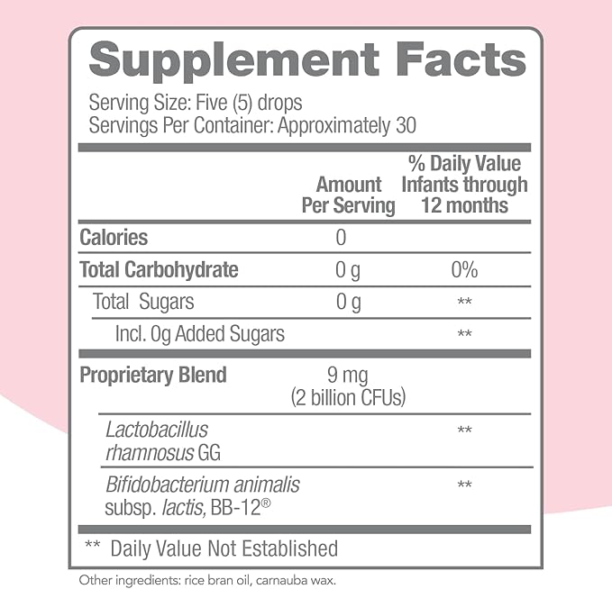 Culturelle Baby Digestive Calm & Comfort Probiotic (Age 0-12 Mos) 8.5Ml, Helps Periodic Colic 1 Mos.