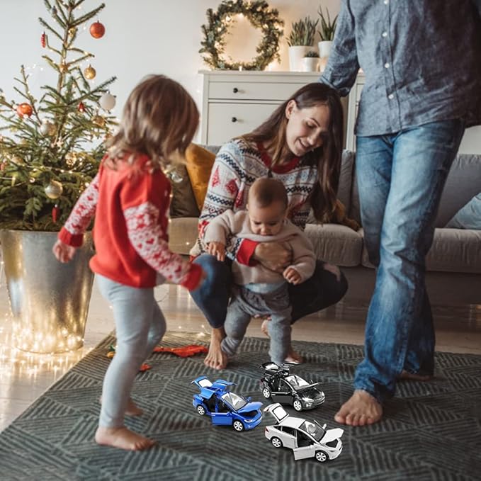 1:32 Scale Model X Alloy Car Model Diecast Toy Vehicles for Kids, Car Model Toy,Pull Back Alloy Car with Lights and Music