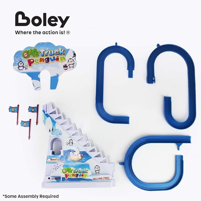 Boley Musical Penguin Roller Coaster - 11 Piece Set