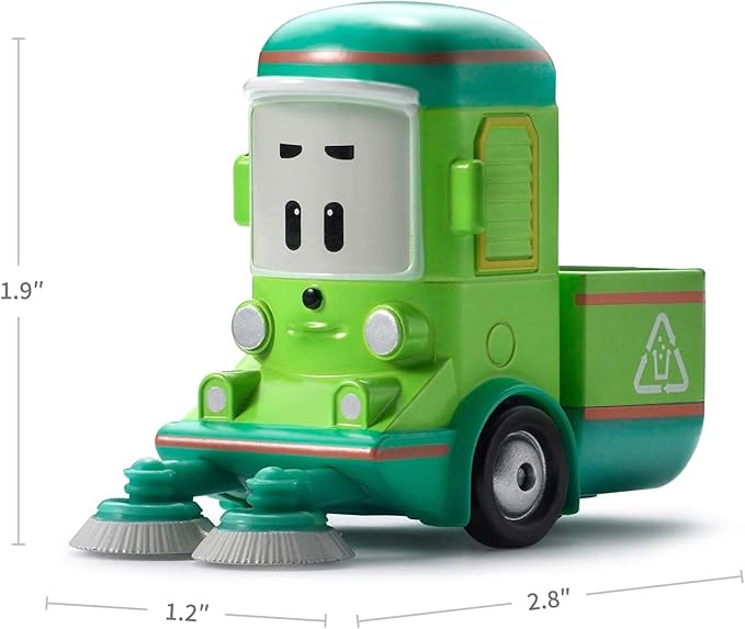 Robocar Poli, Cleany DIE-CAST Metal Toy Cars 1-5 Boys