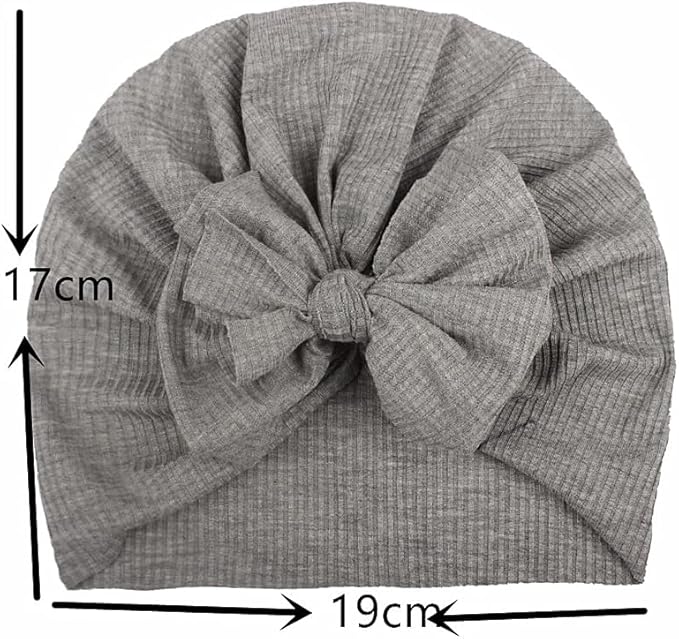 XYX Baby Girl Toddlers Breathable Cotton Hat Newborn Knotted Hat
