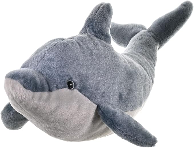 Wild Republic Dolphin Plush, Stuffed Animal, Plush Toy, Gifts for Kids, Cuddlekins 20 inches