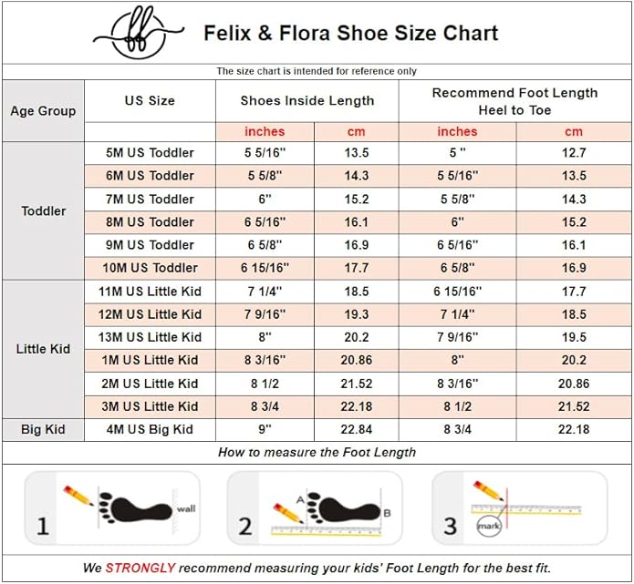 Felix & Flora Girls Toddler Little Ballet Shoes - Flower