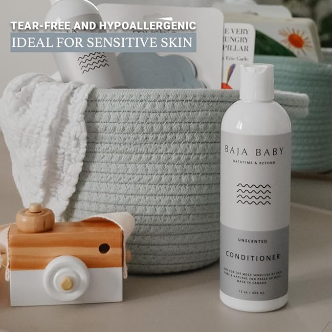 Baja Baby Unscented Conditioner - Organic, Gluten-Free 12 oz