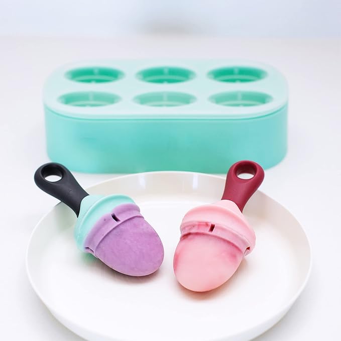 Boon PULP Silicone Feeder Freezer Tray ??Includes Silicone Tray and Lid with 2 PULP Silicone Baby Food Feeders
