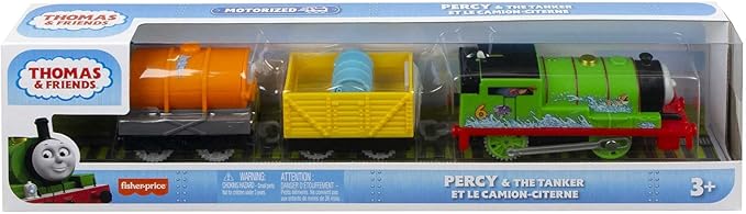 Thomas & Friends Percy and Troublesome Truck, battery-powered motorized toy 3 years