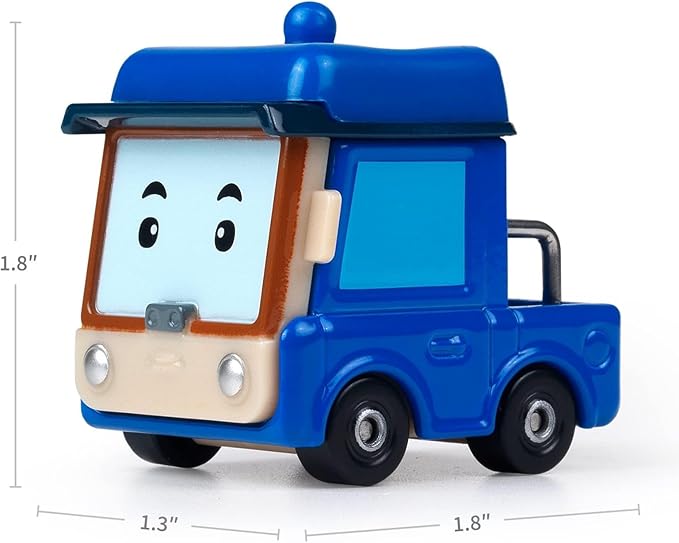 Robocar Poli, Benny DIE-CAST Metal Toy Cars 1-5 Boys