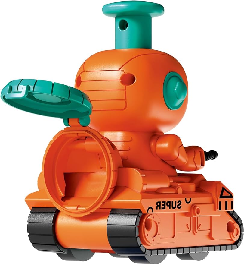 Press & Go Baby Toy Car, Robot Push-Along Vehicles with Fine Motor Skills 12+ Months 1 2 3 4 5 6
