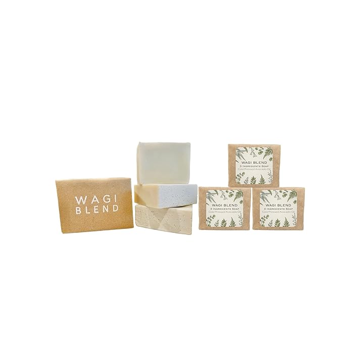 Wagi 3 Ingredients Soap - Cold Pressed Avocado Oil 3 bars